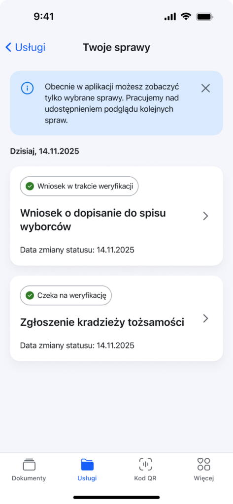 Twoje sprawy mObywatel